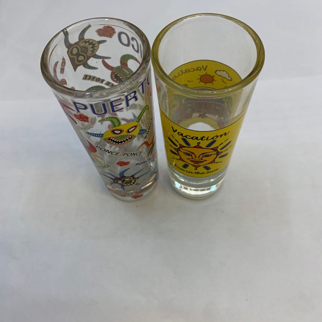 平面印花玻璃笔筒北欧ins风格桌面收纳桶创意收纳盒彩色笔筒