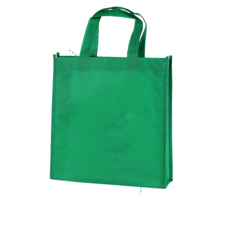 无纺布购物袋平口袋手提袋包装袋厂家直销现货批发来样订做纯色款细节图