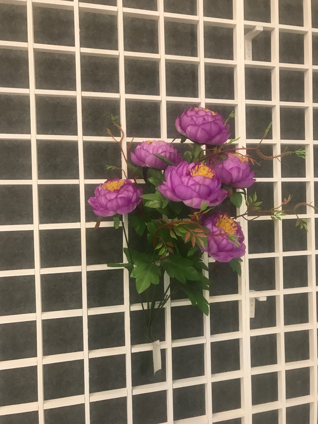 北长人造仿真丝花厂捐布7头圆牡丹