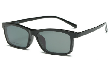 New TR90 double-layer frame glasses, fashionable color film light polarizing glasses for both men and women details Picture