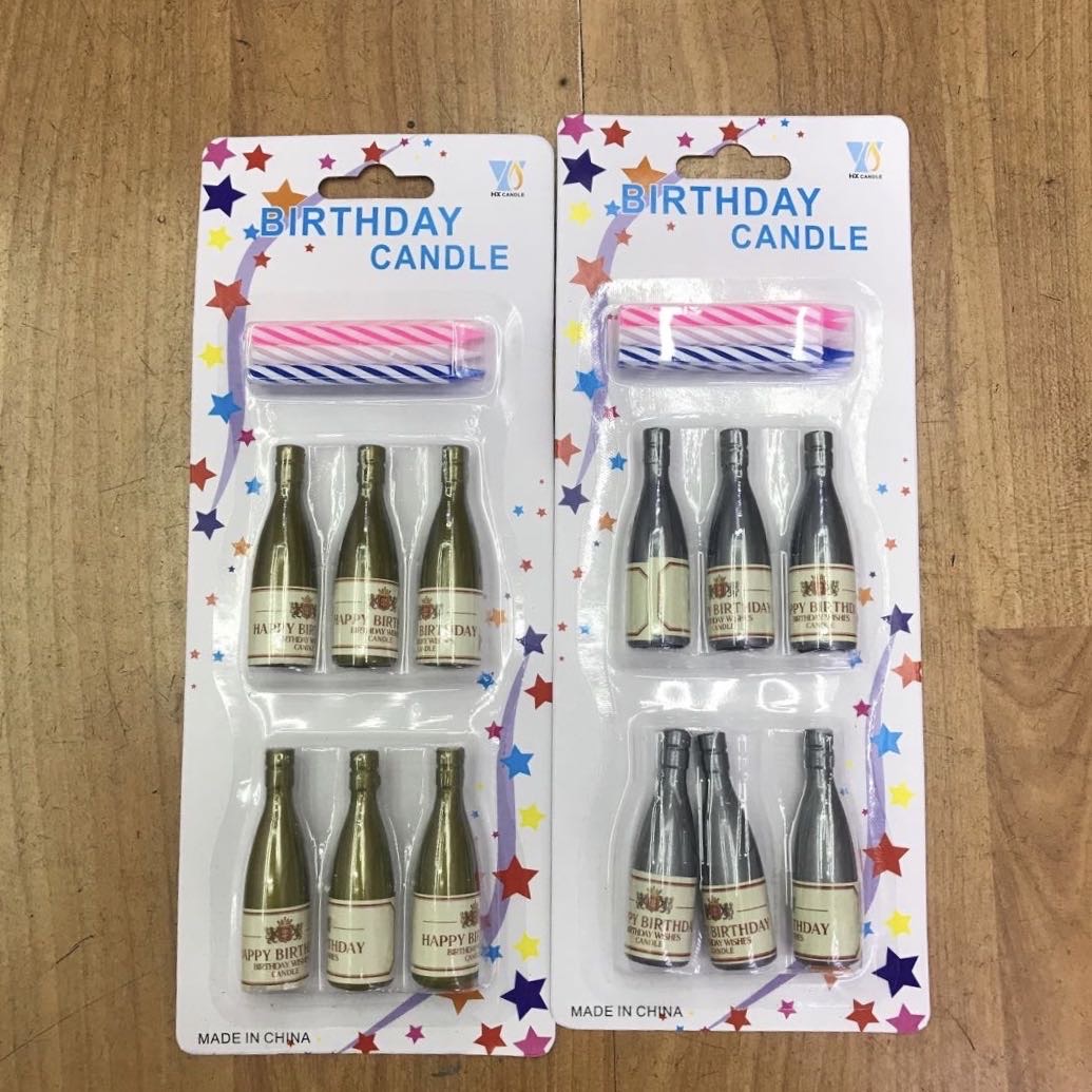 Boy's birthday cake decorated with imitation wine beer mini bottle whisky cake thumbnail