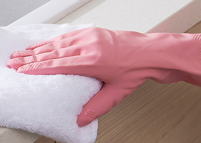 Kitchen Cleaning Dishwashing Laundry Waterproof Thin Light Interior Household Latex Gloves details Picture