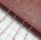 桃心链条铜链 时尚手链 项链 服饰链 饰品配件细节图
