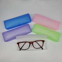 塑料眼镜盒光学眼镜近视老花眼镜眼镜盒男女款通用多色7007