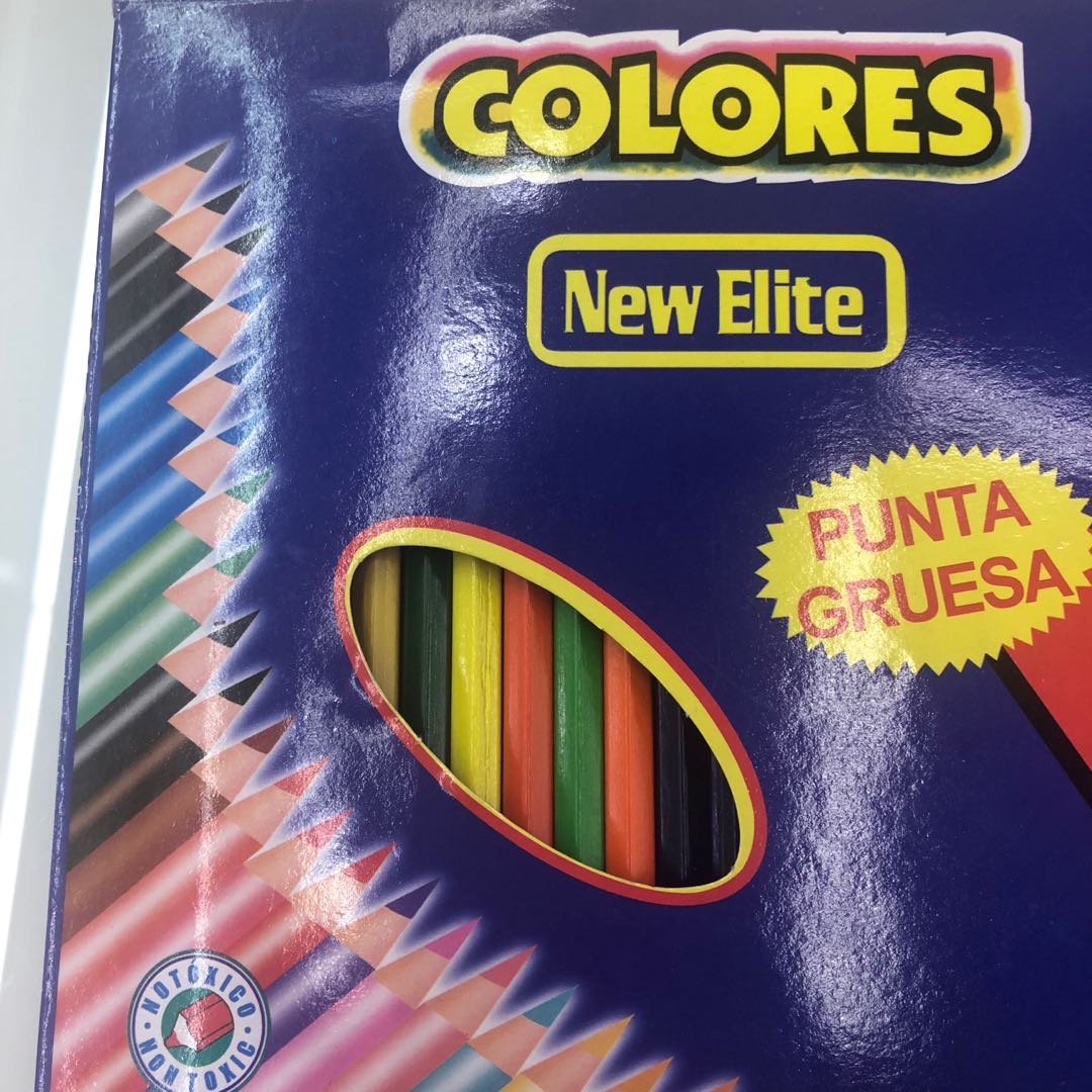 Super Cultural Supplies Office Culture Learning Stationery Writing Tools Pencil 24 Color Long Drawing Color Pencils Children Student Art Graffiti Color Pencils details Picture