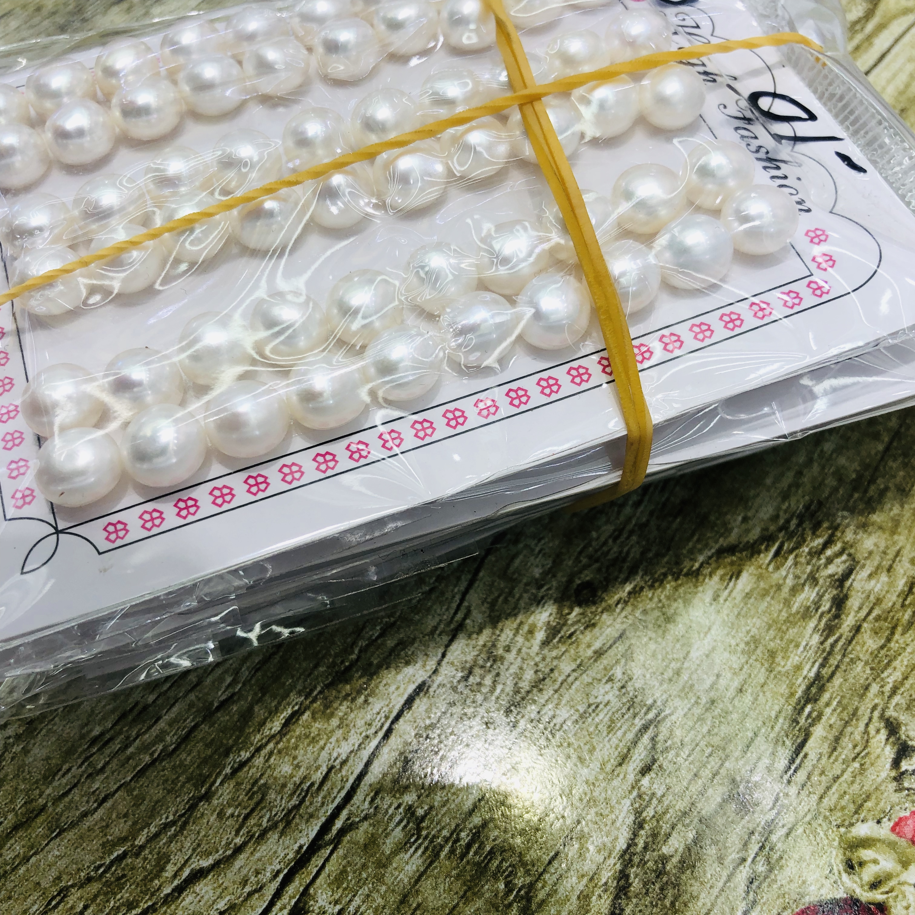 Wholesale of pearls: Self-produced and self-sold natural freshwater pearls, bread pearls, bare pearls, steamed buns pearls, and loose pearls Specification image