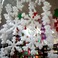 圣诞节装饰品雪花片雪花串立体贴泡沫大圣诞树挂件装饰品布置雪花细节图