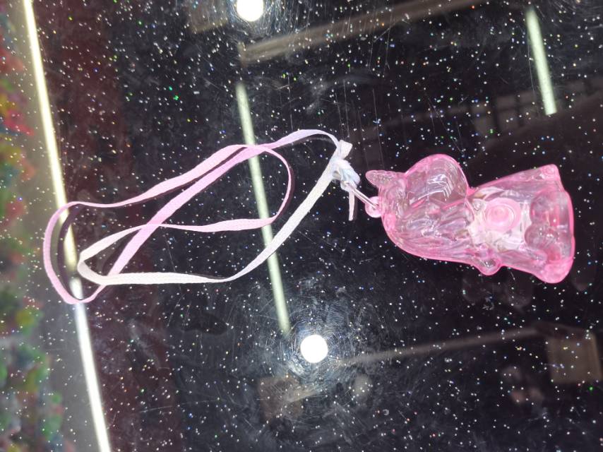 Unicorn-shaped electronic shiny pendant made of plastic has three functions details Picture