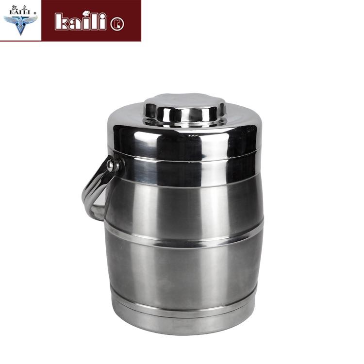 201 stainless steel portable insulated pot for students and office workers