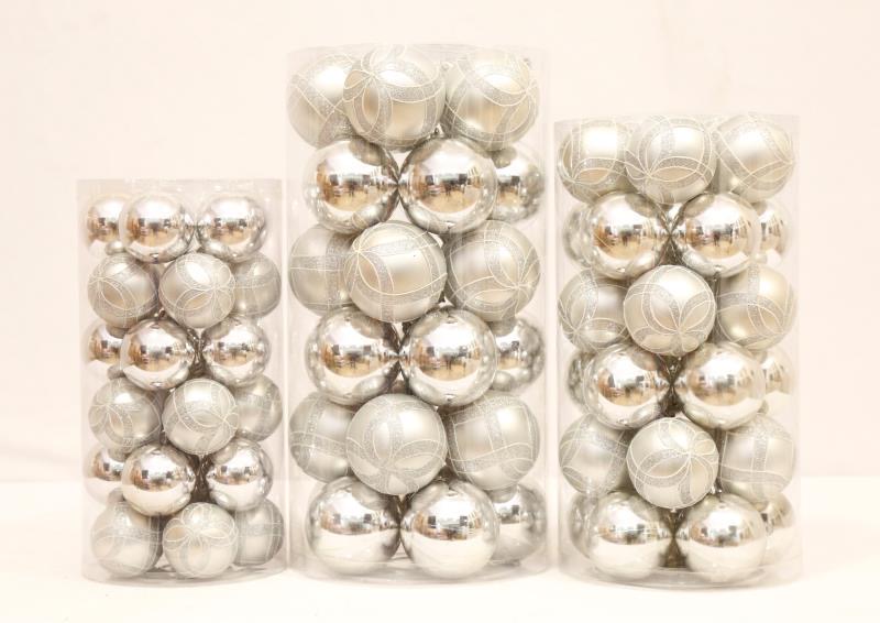 Christmas decoration colored balls, plastic balls, shopping mall bright balls, ktv scene decoration ceiling balls