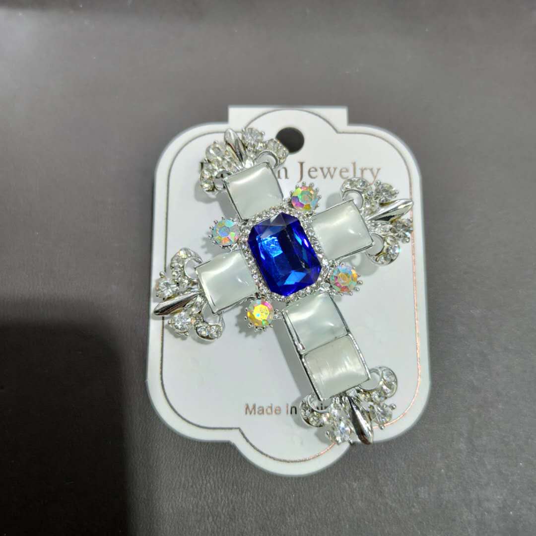 十字架高档胸针女士别针固定衣服装饰品配件配饰品时尚百搭衣饰价格,厂家,品牌,批发市场,图片优选敏君饰品