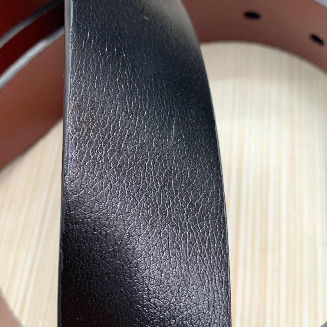 Men's Pu Belt Business Pin Buckle Belt Specification drawing