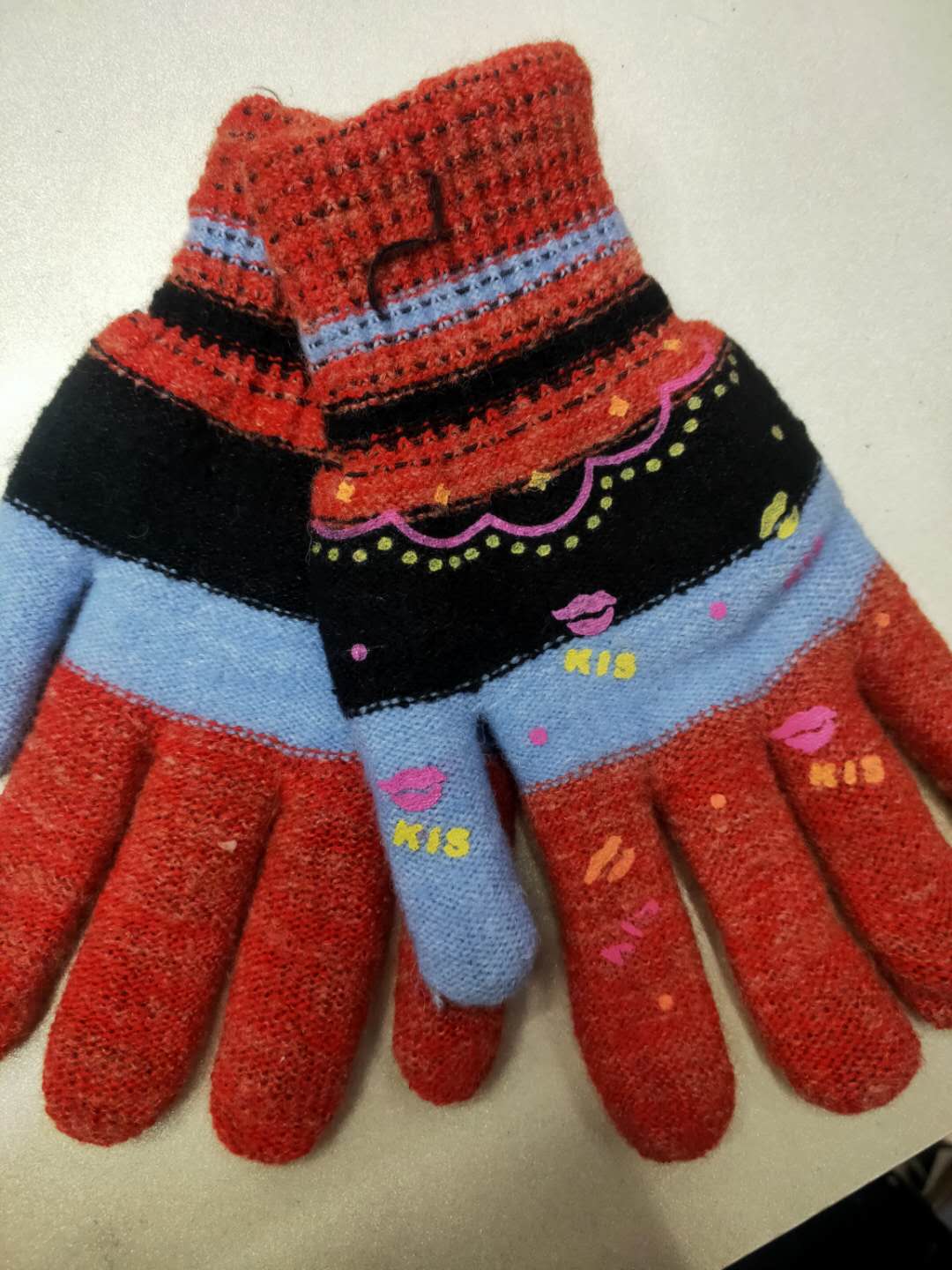 经典时尚爆款新款单色针织触屏男女分指防寒防冻时尚潮人冬季保暖手套