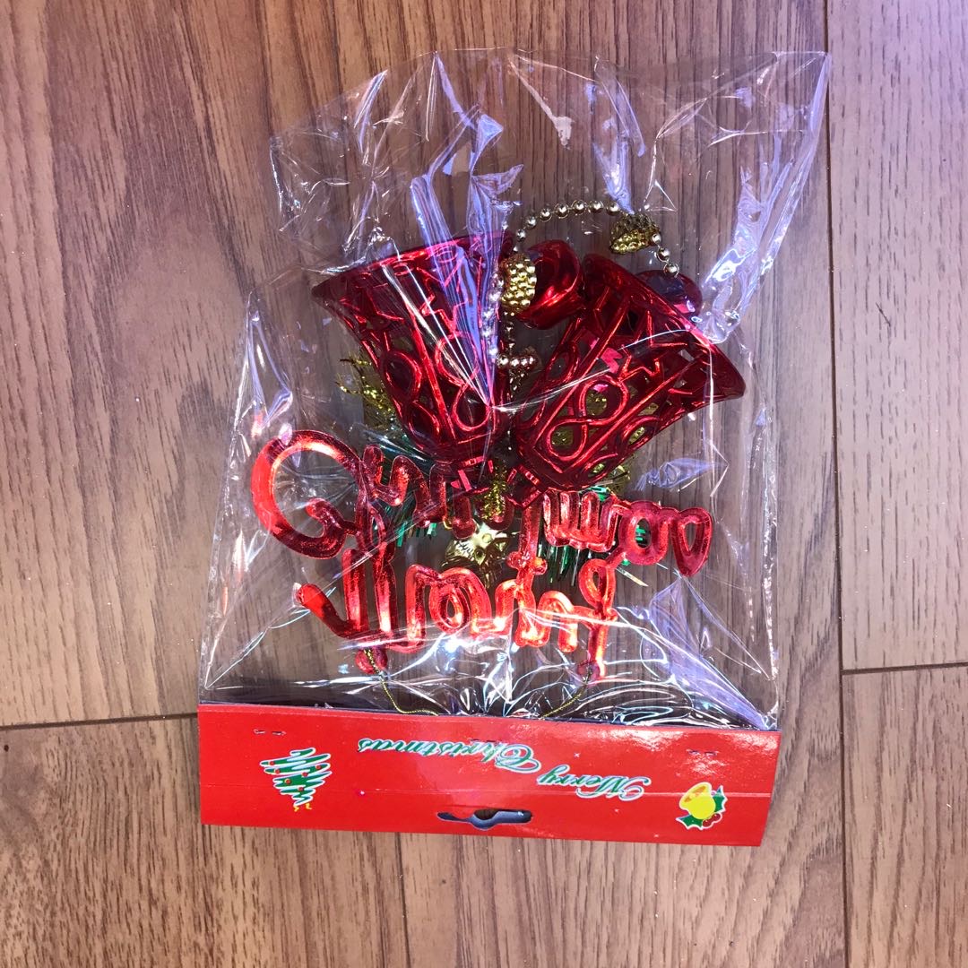 Christmas bell pendants, Christmas decorations, scene arrangement, shopping mall store pendants, Christmas tree bell pendants Specification image