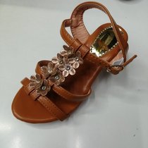 New middle children cross comfortable flat flat buckle non-slip women's Roman sandals