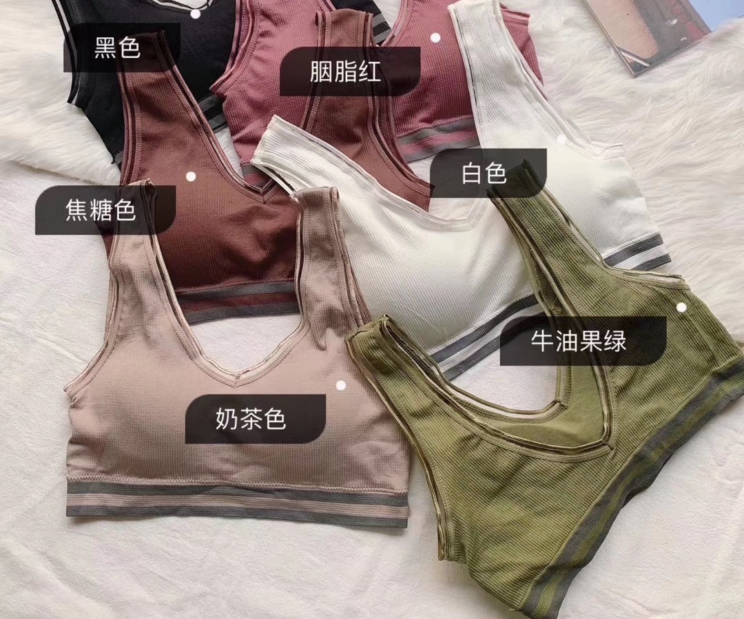 Women's Bra Beauty Back Wide Strap Fashion Everything Comfortable Breathable Series Bra Underwear Specification drawing