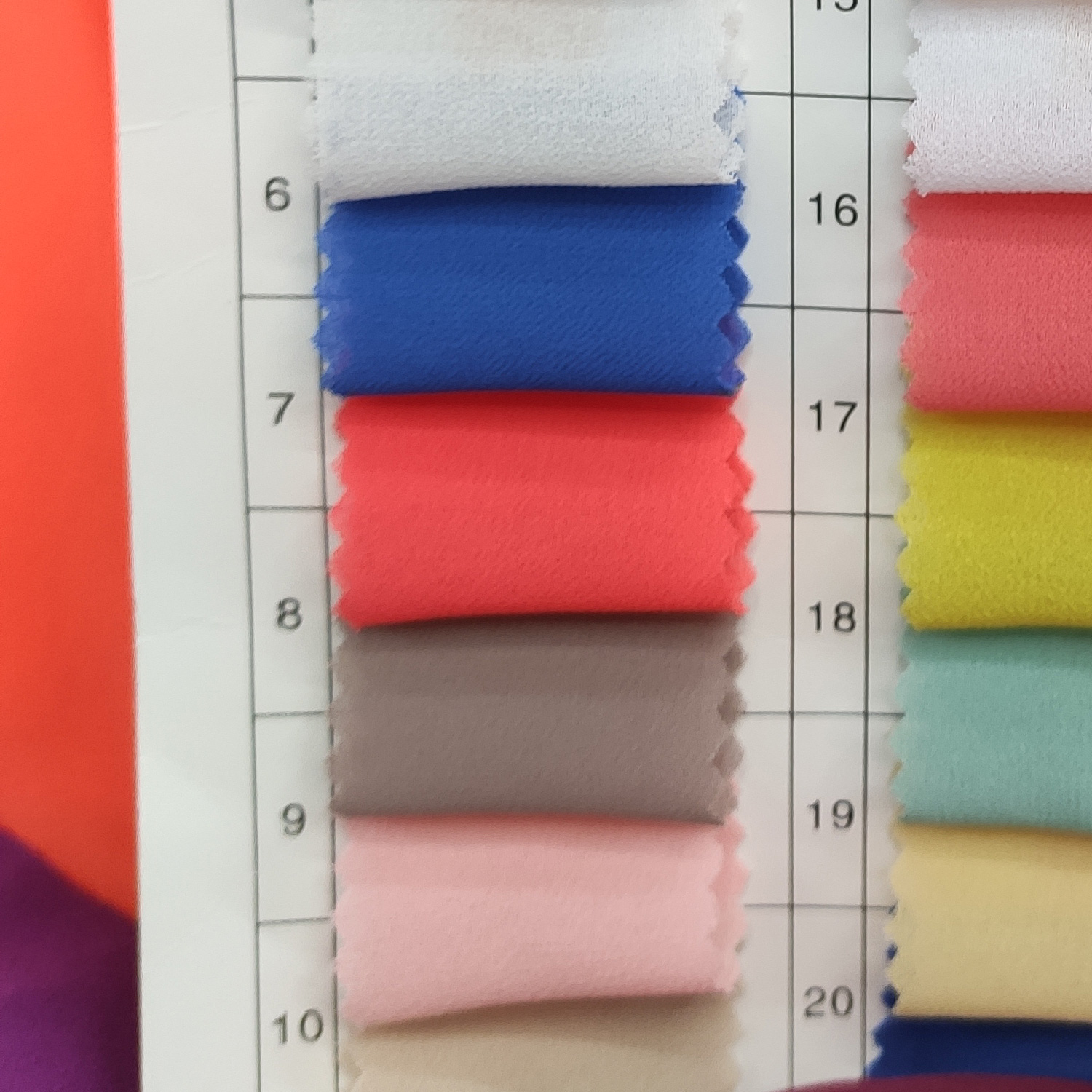 75D珍珠雪纺服装装饰布多色可选价格面议细节图