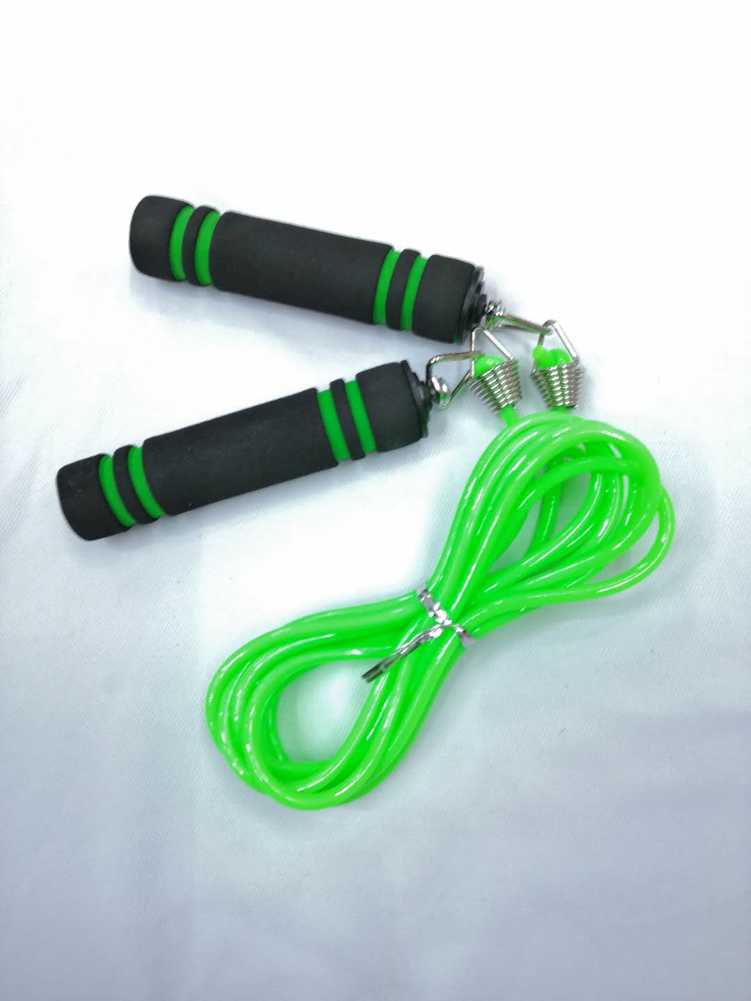 725 Two-Color Foam Lengthened Thick Bearing Pvc Jump Rope details Picture