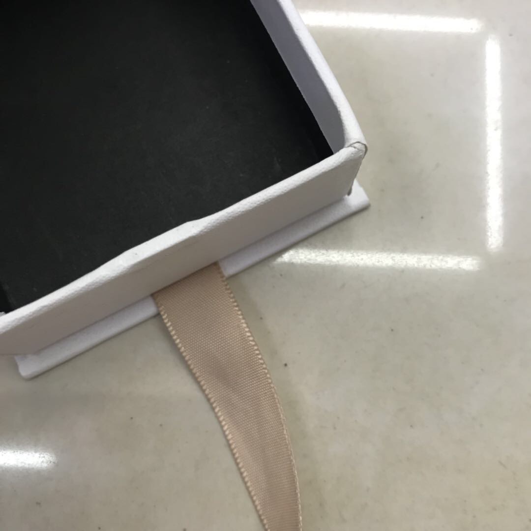厂家批发直销带绳戒指耳钉饰品盒细节图