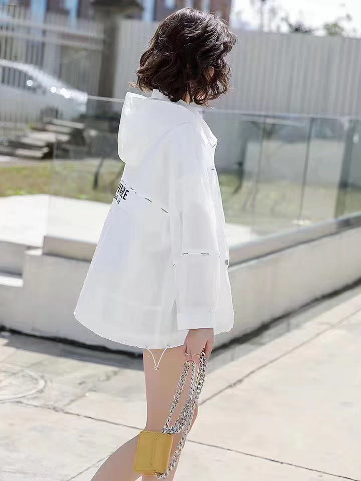 高档防晒衣女短款学生韩版宽松防晒衫夏季户外防晒服细节图
