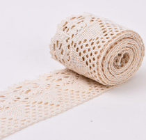 Lace accessories Beige all cotton lace handmade diy accessories lace edge sofa