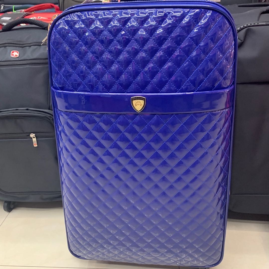 行李箱旅行箱拉杆箱大容量旅行箱新款轮滑行李蓝色款