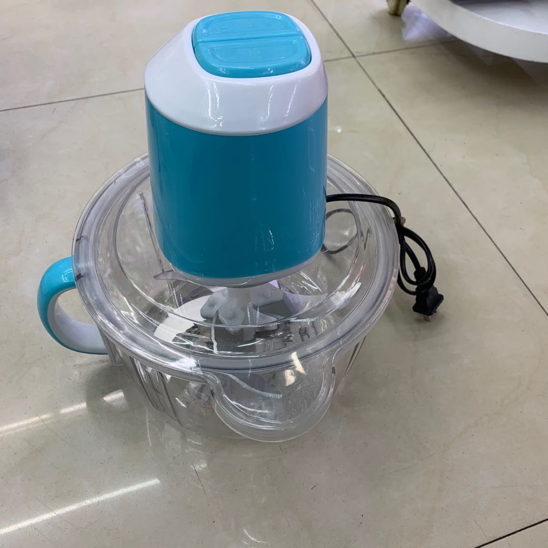 蓝色多功能榨汁机环保塑料透明健康榨汁机图