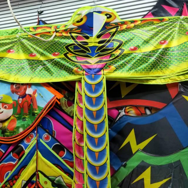 Cloth material dragonfly kite entertainment toys 、 details Picture