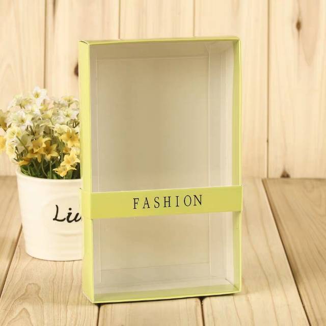 PVC world cover packing box General gift box grass green transparent plastic box can be customized picture with LOGO thumbnail