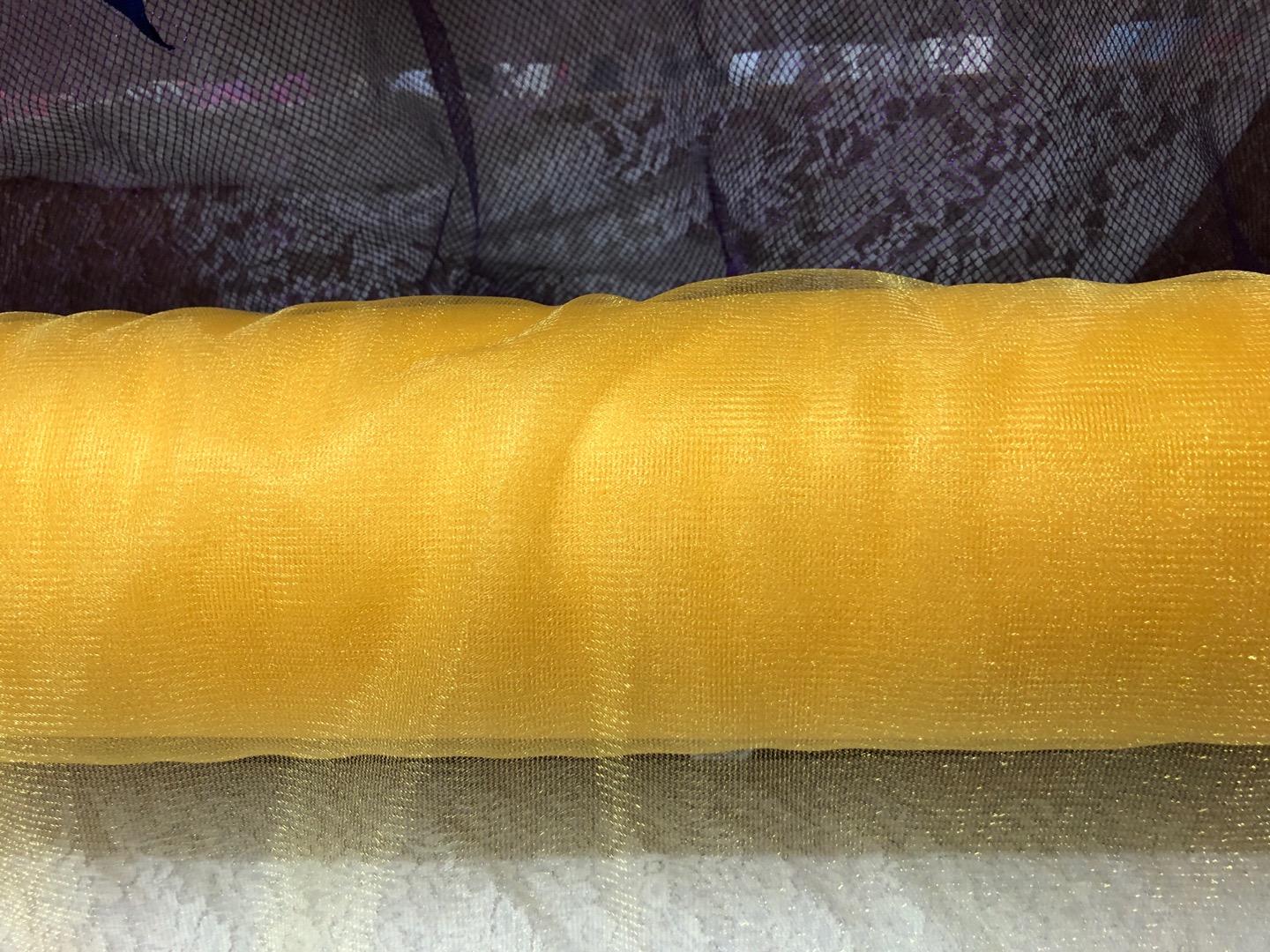 High Temperature Dyeing Color Bright Light Breathable Flash Yarn Fabric Specification drawing