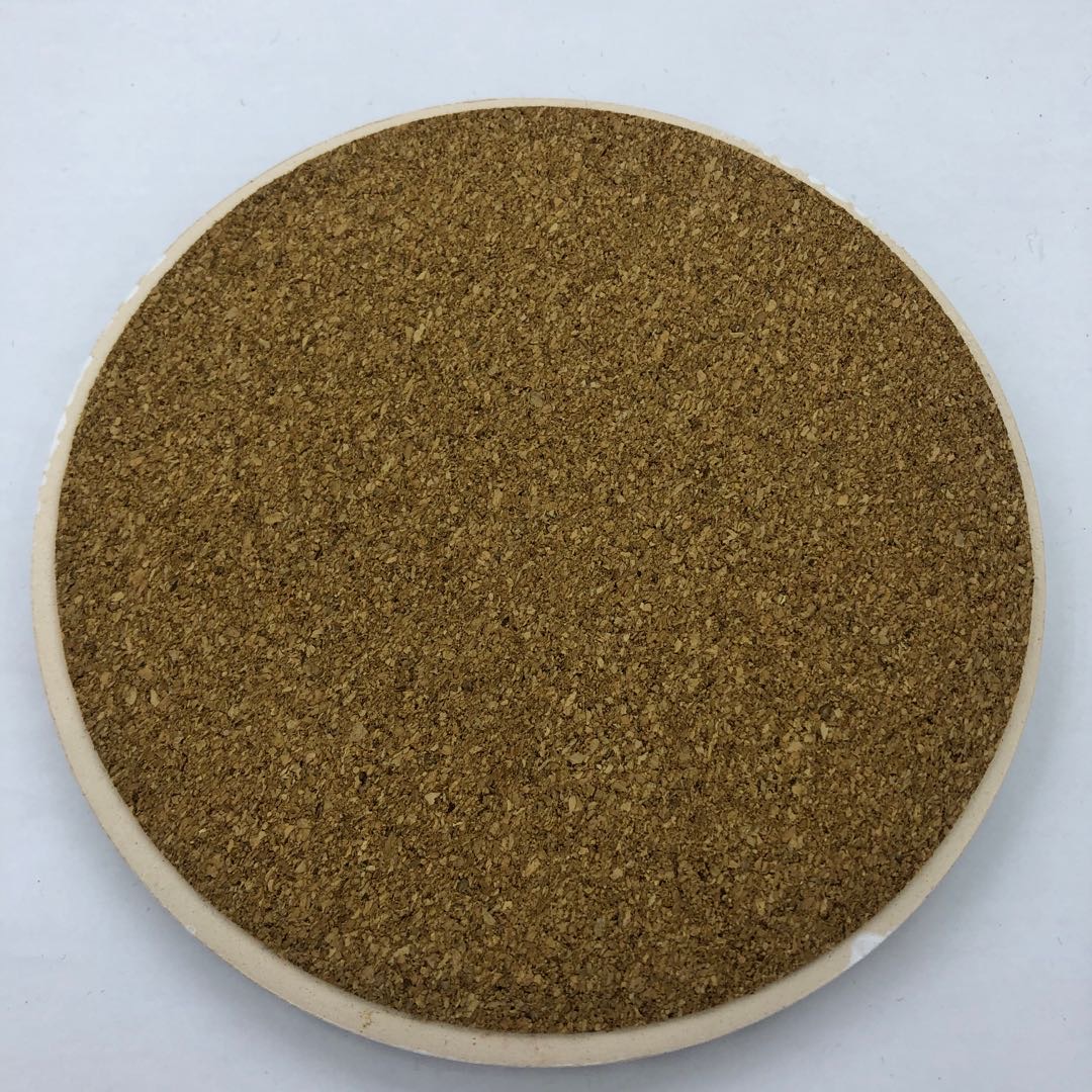 九格小花圆形陶瓷杯垫水杯茶杯底垫底座产品图
