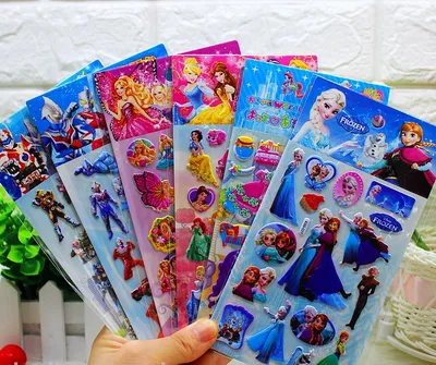 Yiwu Good Goods New Cute Animal Cartoon Change Three-Dimensional Diy Diary Album Decorative Sticker Bubble