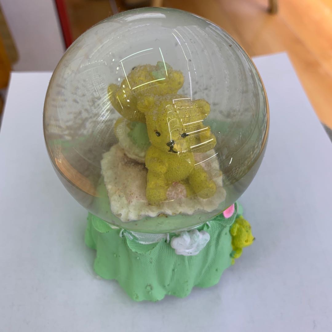 水晶球小熊玩偶礼品玩具礼物生日工艺品摆件