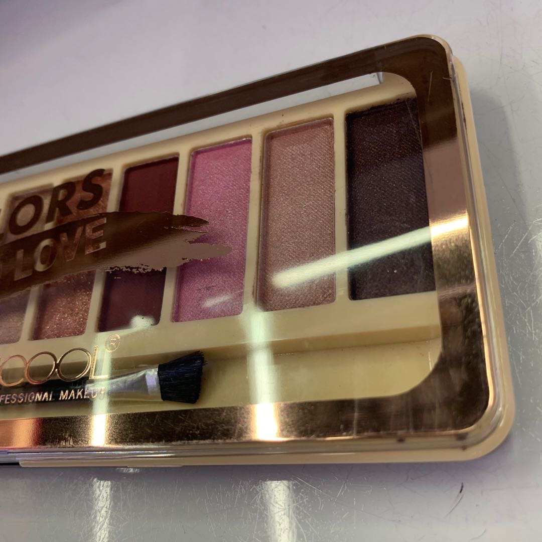 Long Box Square Premium Eyeshadow Tray Eyeshadow Box With Pen details Picture