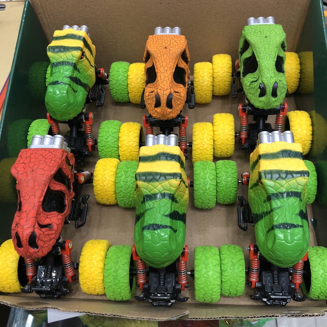 Manufacturers direct sales of dinosaur pull-back car children's toys