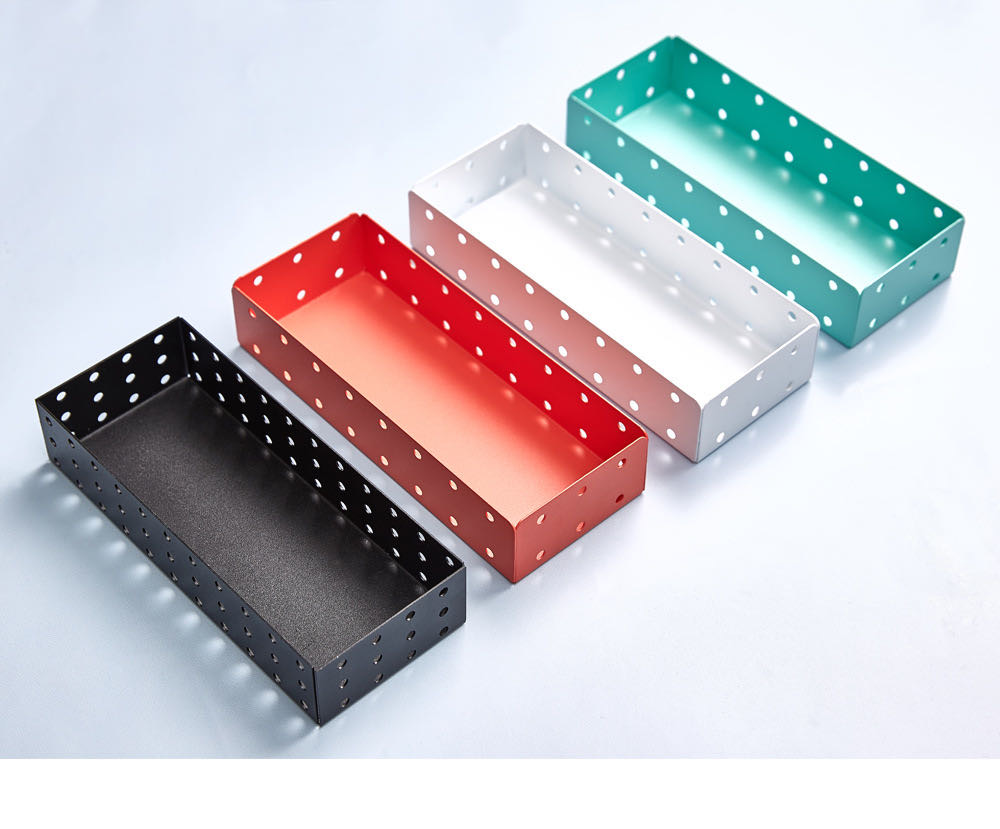 Nordic style home storage box fashionable office desktop storage multi-functional metal home storage spot direct batch thumbnail