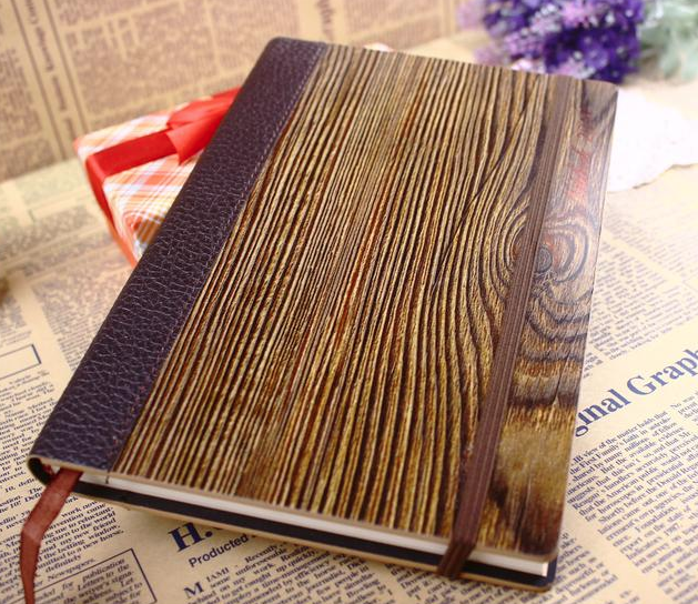 The newest appear on the market woodiness cover top grade wood notes book 3 mixes notebook thumbnail