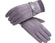 女士手套秋冬季韩版不倒绒手套开车时尚户外骑车保暖手套触屏手套