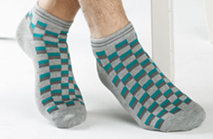 Men's mid-tube stockings Men's socks pure cotton autumn winter men's sports 100% cotton deodorant absorbent thick cotton socks YS thumbnail