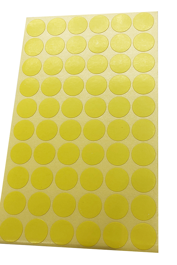 空白圆标不干胶标签贴纸圆形贴颜色分类色标标记贴月份标签色标产品图