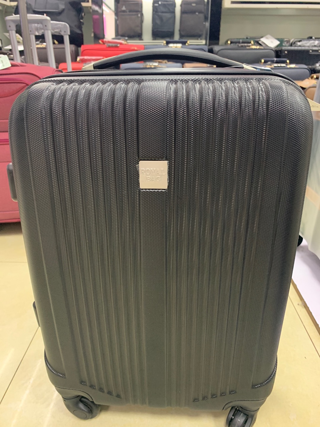 威鹏王ABS旅行箱 拉杆箱行李箱铝框旅行箱万向轮