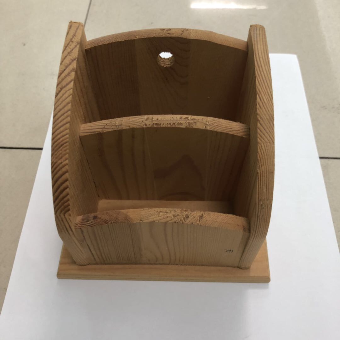 松木笔架收纳架杂物整理架