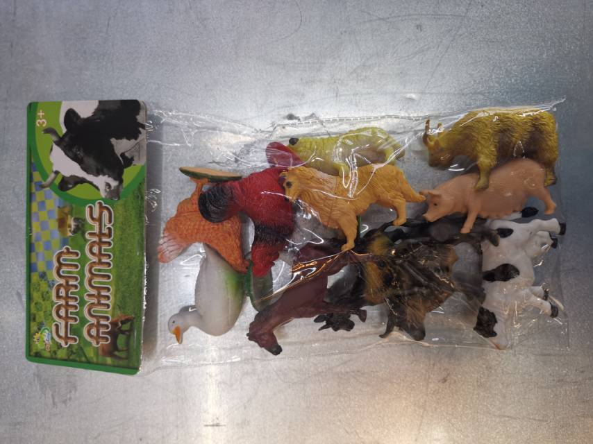 静态各种5寸农场动物模型仿真玩具小孩玩耍款式多样