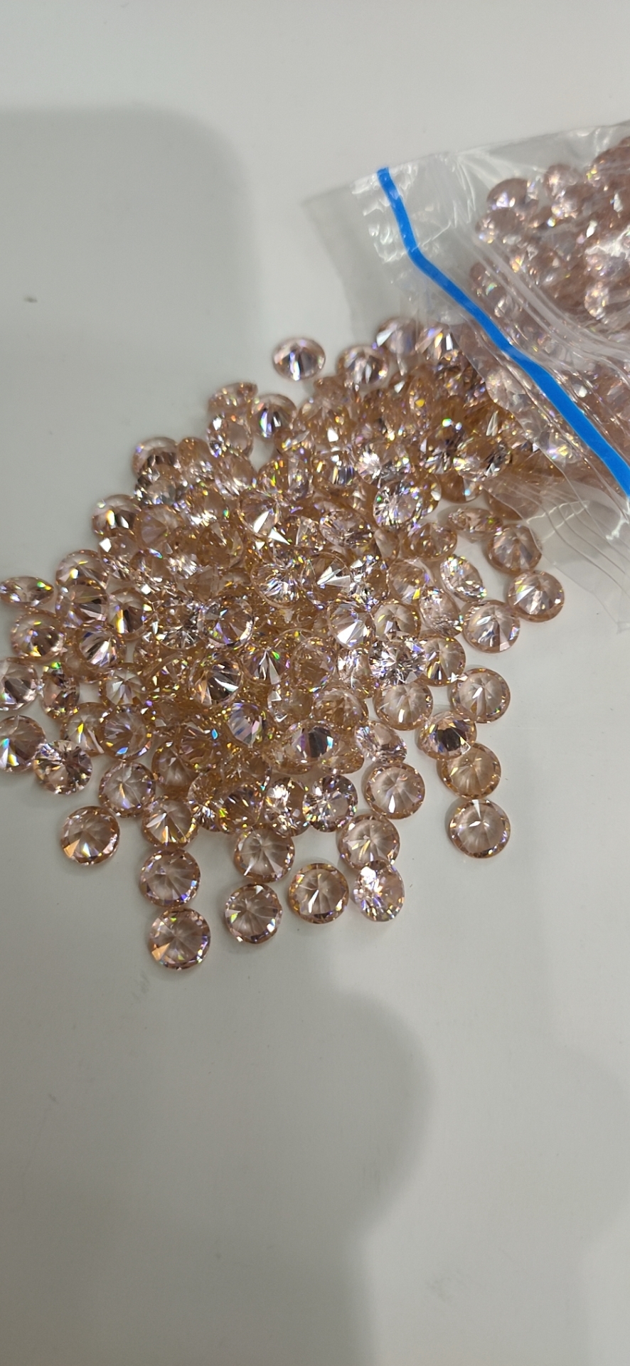 Alloy zircon 2020 popular Champagne for jewelry accessories details Picture