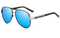 2020新款金属偏光太阳镜男士炫彩反光蛤蟆镜飞行员眼镜墨镜产品图