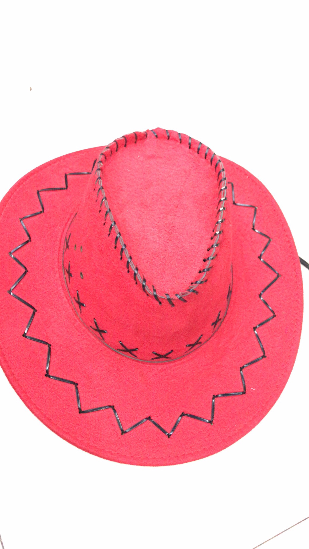 Men's Outdoor Travel Casual Summer Sun Protection Western Cowboy Hat details Picture