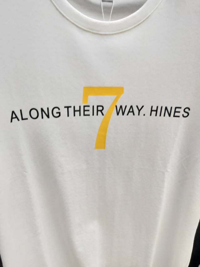 New short-sleeved T-shirt for men with printed round-neck student tops details Picture