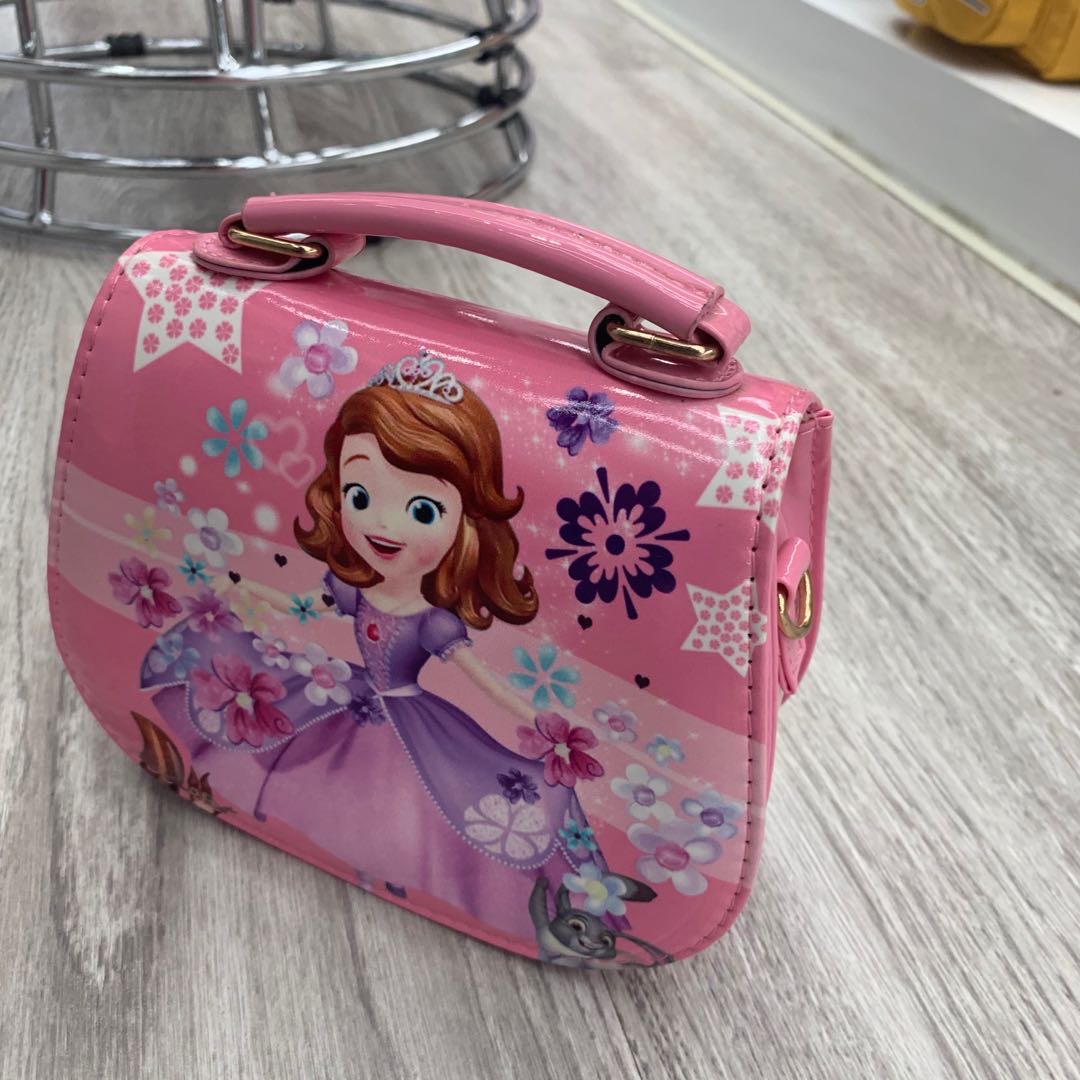 儿童粉色手提包斜挎包小包包少女心产品图