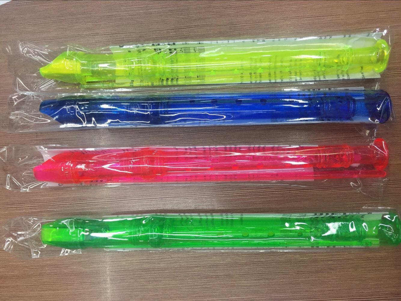 欧美流行乐器玩具 厂家批发透明笛子乐器玩具