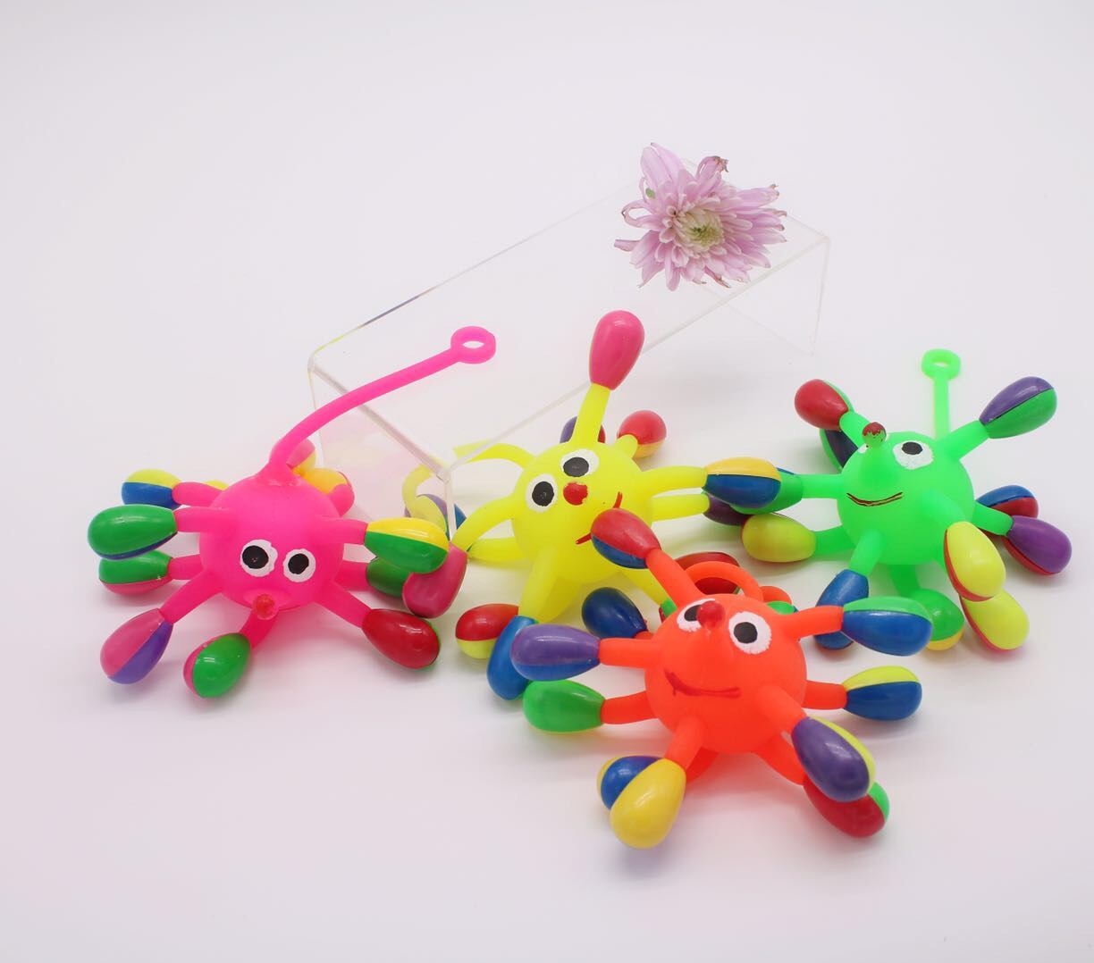 Vent ball Glow ball flash bounce ball Fluffy ball inflatable toy